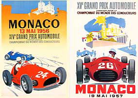 モナコグランプリポスター Art and Automobile Books